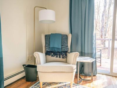 Reading nook.