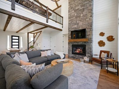 Luxury seating in the main living room!