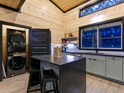 A washer and dryer are available for guest use!