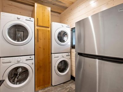 Laundry + Second fridge!