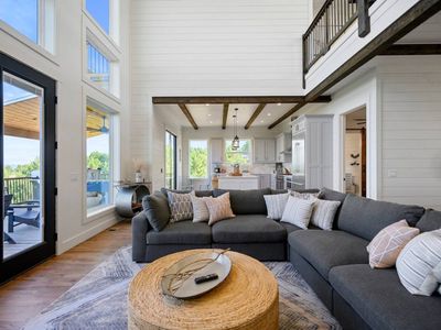 The open floor plan allows you to never be out of reach.