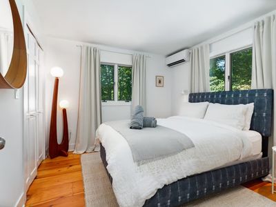 Queen sized bedroom on the main floor