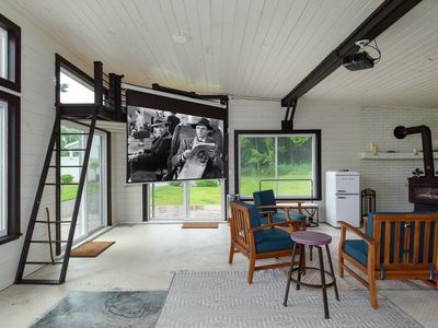 Host a movie night in The Hideout!