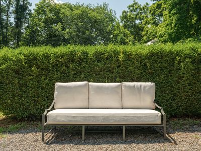 European flair on the patio.