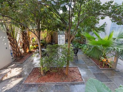 Tucked away courtyard available for guest use