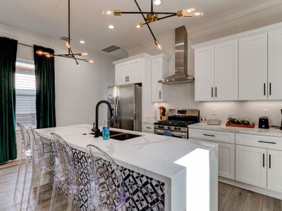 Have you ever heard cooking on a gas stove is much better? It's true! Just don't forget to turn the vent on when cooking!