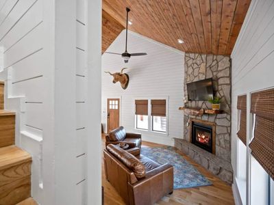 Stairs leading to the second floor.