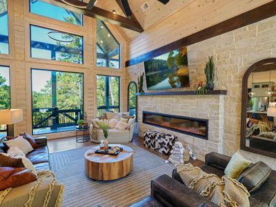 Curl up in this dreamy, leather-clad retreat, and reimagine what vacation feels like.