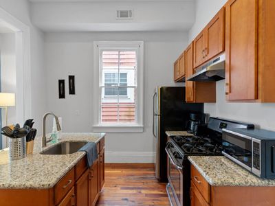 view of the kitchen
