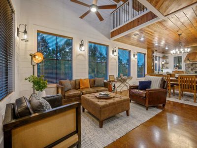 Multiple options for seating in the living room!