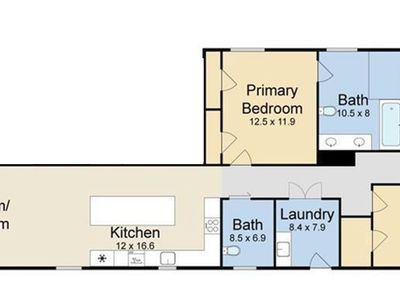 floor plan of our home