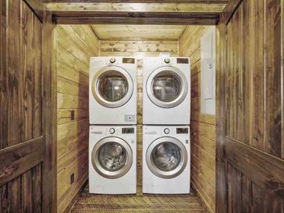 Laundry facilities - located on the ground floor.