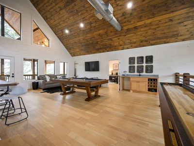 The loft/game room!