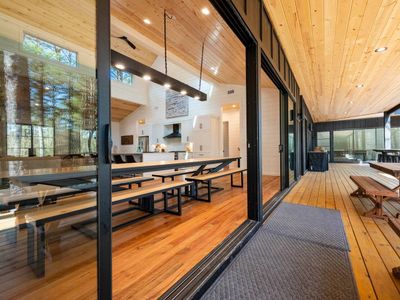 The sliding doors from the dining area to the patio!