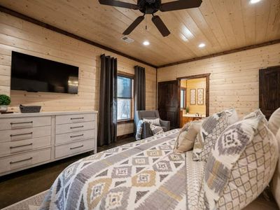 Main level-Master Suite with private bath