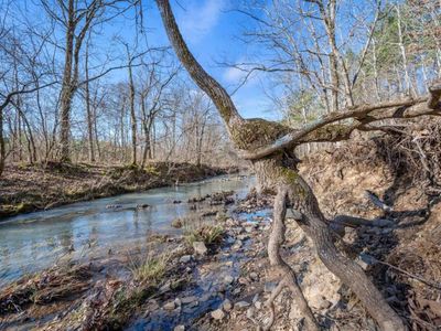 Onsite crystal clear flowing creek that runs year round!