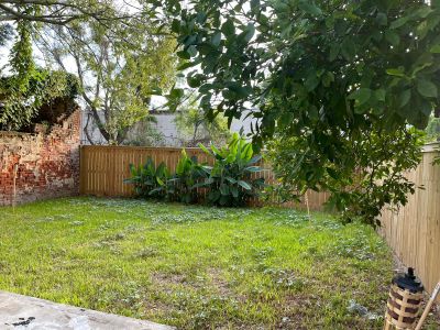 wonderful backyard space, perfect for enjoying the New Orleans weather