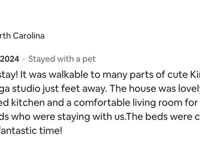 Reviews from the previous listing. Home Sweet Hudson is proud to now be managing this beautiful property in the heart of Kingston!