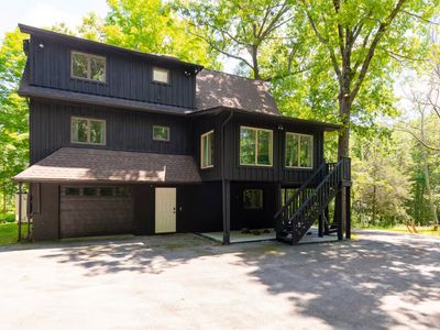 Enter the home through the garage door and into the laundry room