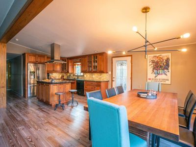 Dining room table for 8.