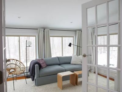 Second living room with fold out queen bed