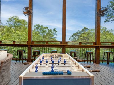 If you prefer to watch rather than play, grab a seat at the lookout bar and enjoy the best views in the house.