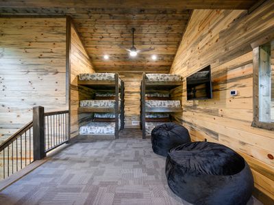 The loft/bunk room!