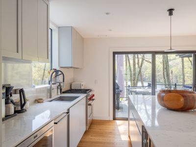 As with most of the home, you'll find yourself enjoying lake views as you move about the kitchen.