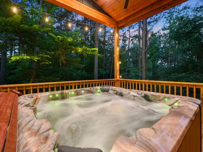 Luxury hot tub!
