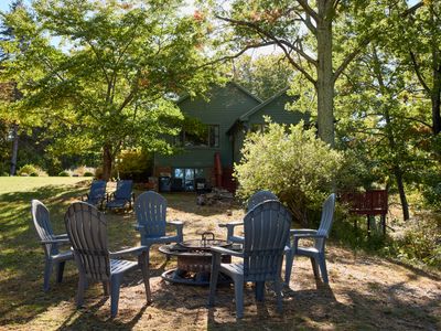 Enjoy a Home Sweet Hudson cider by the fire pit