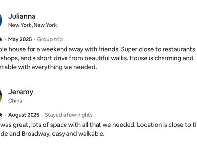 Reviews from the previous listing. Home Sweet Hudson is proud to now be managing this beautiful property in the heart of Kingston!