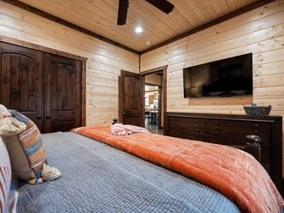 Main level- King suite with private bath