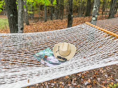 Hammock great for stargazing.