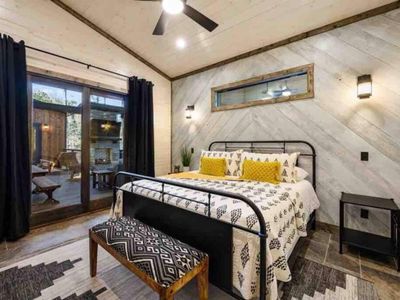 This Master Suite has exclusive outdoor patio access!