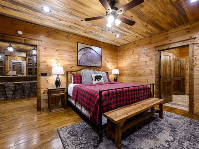 The first King Suite on the main level.