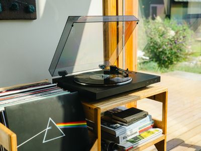 Record player and amazing record collection!