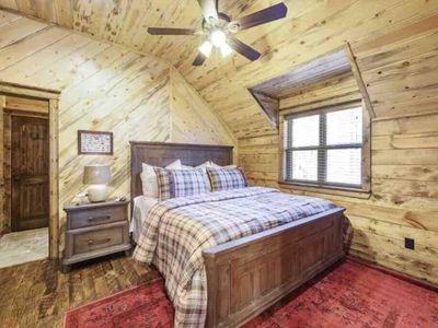 Upstairs Master Suite 7 with a private bathroom and stellar views.
