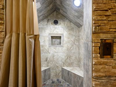 Massive walk-in shower!