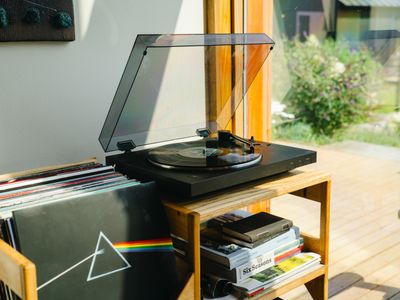 Record player and amazing record collection!