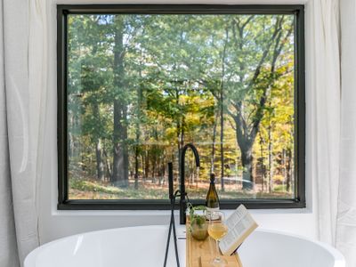 Picturesque views right from the tub.