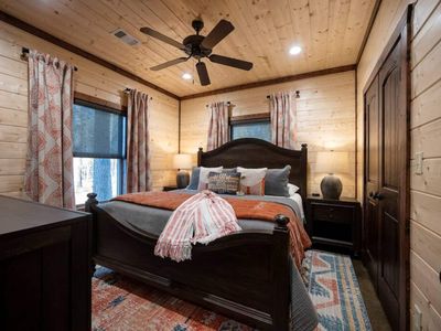 Main level- King suite with private bath