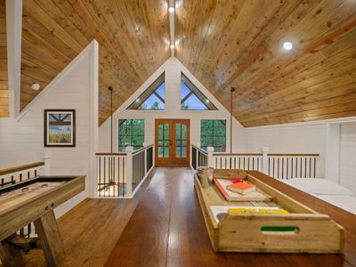 The loft offers ultimate entertainment!