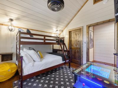 Twin over Queen bunk bed!