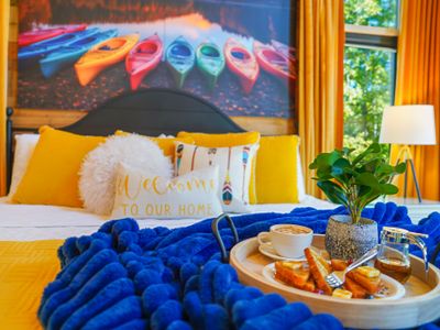 Each of the five bedrooms offers its own tranquil escape, blending beautifully refined design with cozy comfort.B7