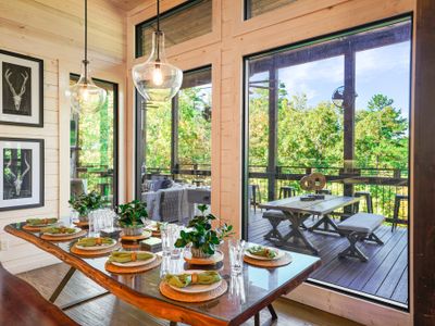 Dine in style surrounded by the natural beauty of Broken Bow.