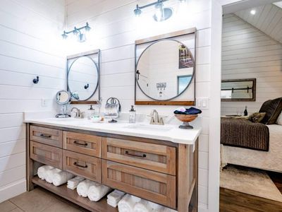 Double vanities.