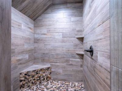 Another view of the walk-in shower.