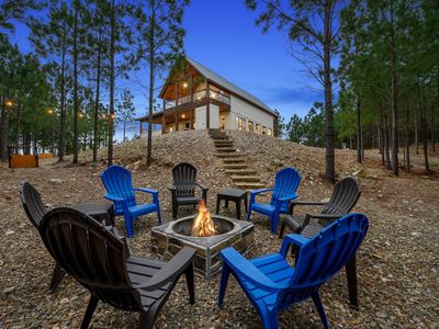 Firepit in the backyard.
