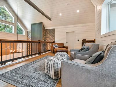 Lounge chairs and foot rests for ultimate comfort.