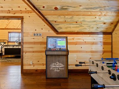Arcade games in the game room!